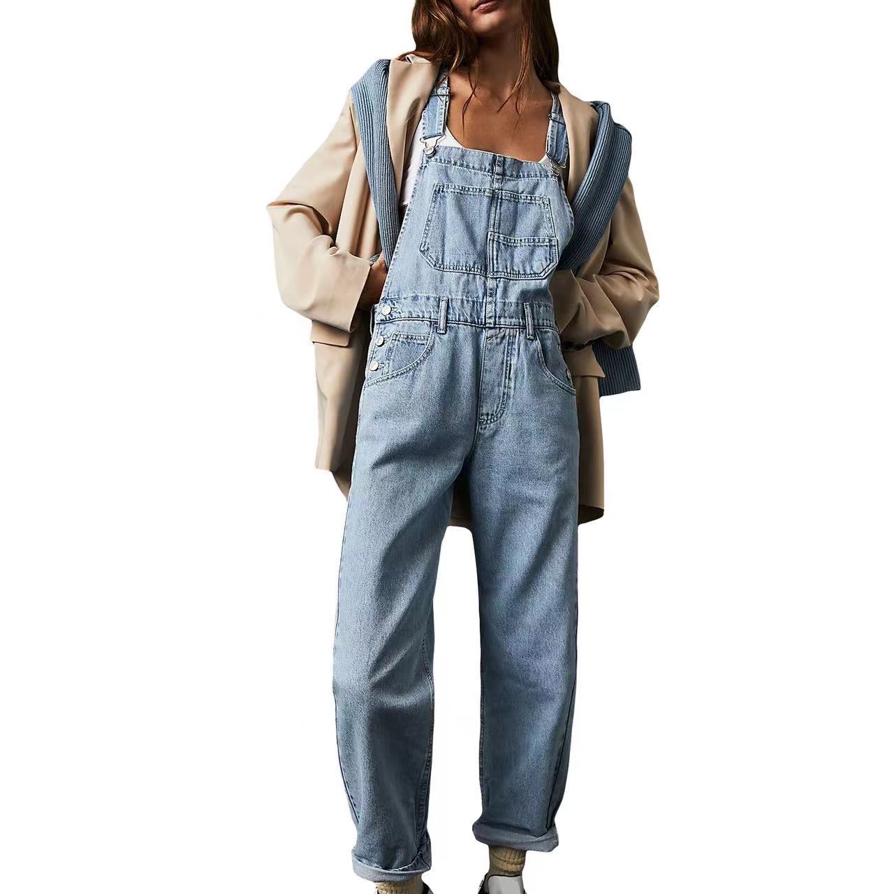 Harajuku Style Women's Denim Overalls
