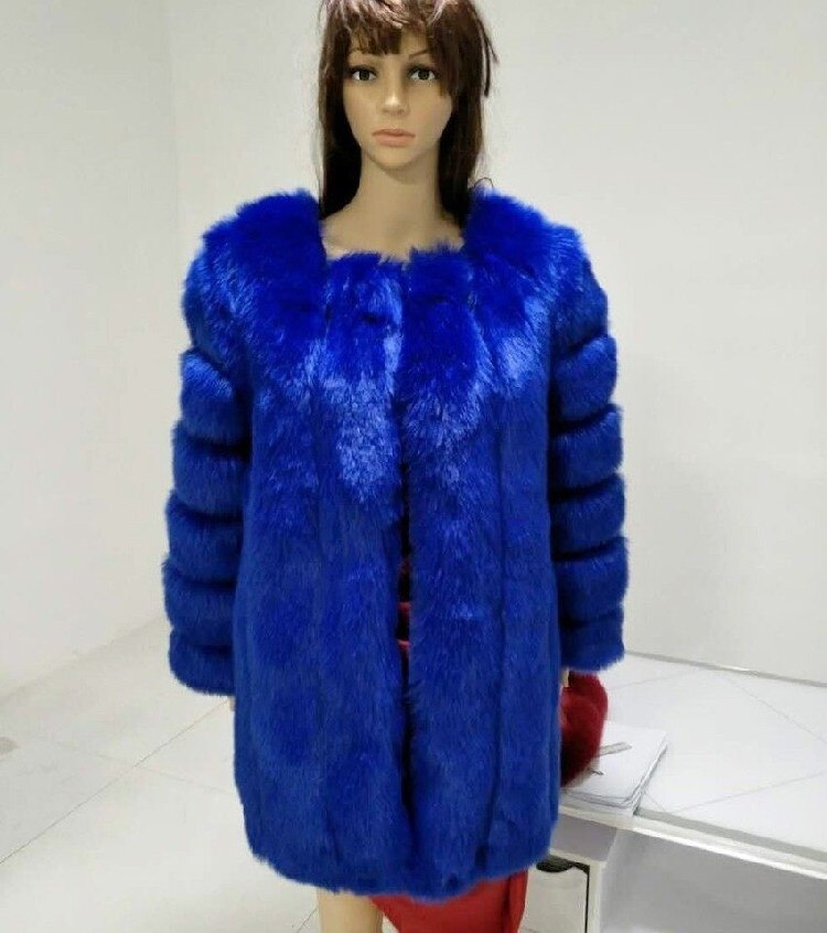 Playful Purple Pink Faux Fur Coat for Women