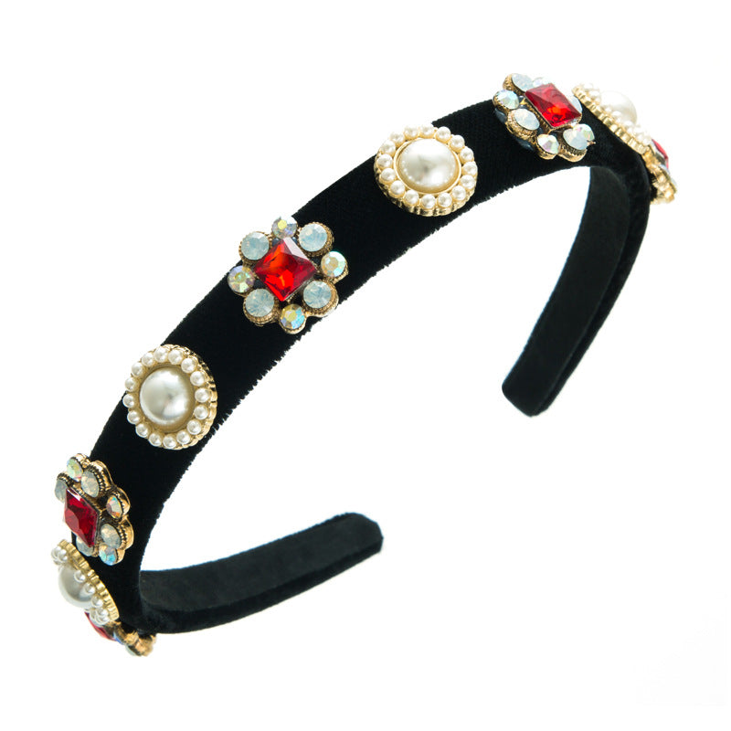 Baroque Court Diamond Tapered Headband