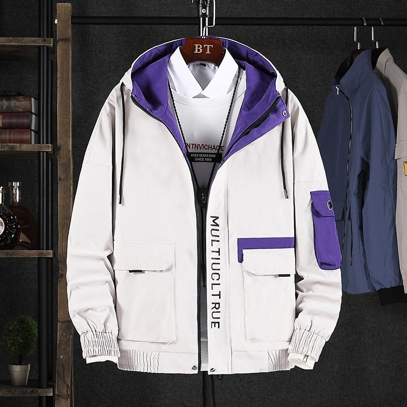 Men's Harajuku Casual Windbreaker Jacket
