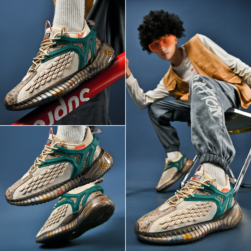Men's Breathable Running Shoes - Harajuku Style