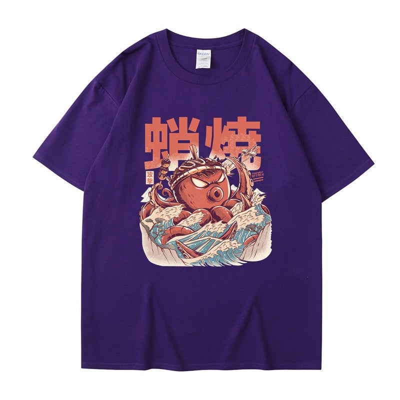 Harajuku Style Loose Cotton Short Sleeve T-Shirt