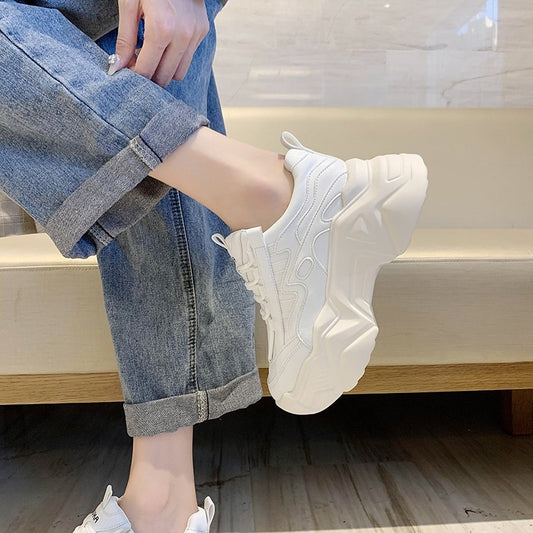 Harajuku Style Thick-Soled Heightened Sports Shoes