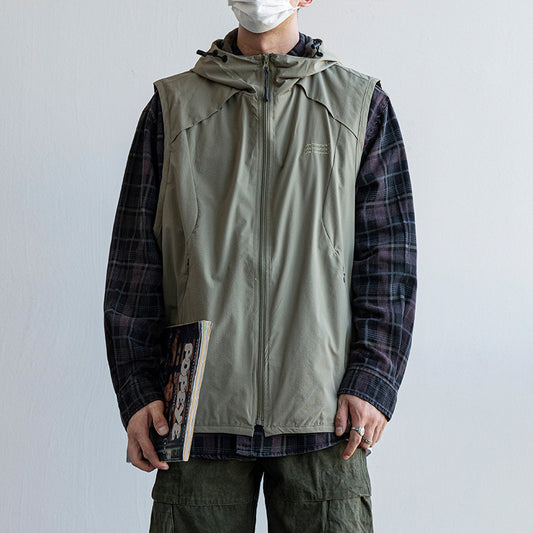 Texture Free Sleeveless Vest & Camisole Jacket