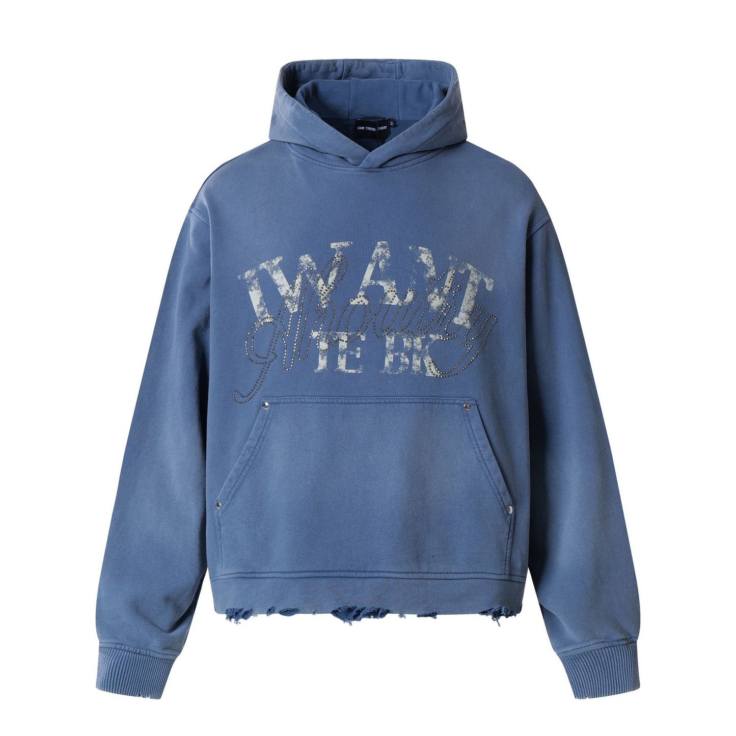 Hooded Sweatshirt for Men - American Retro Style