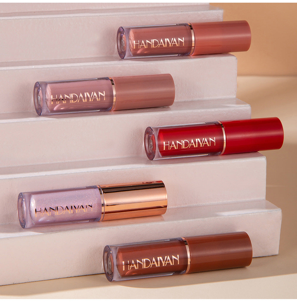 Vibrant 12 Color Lip Gloss Set - Matte & Pearlescent
