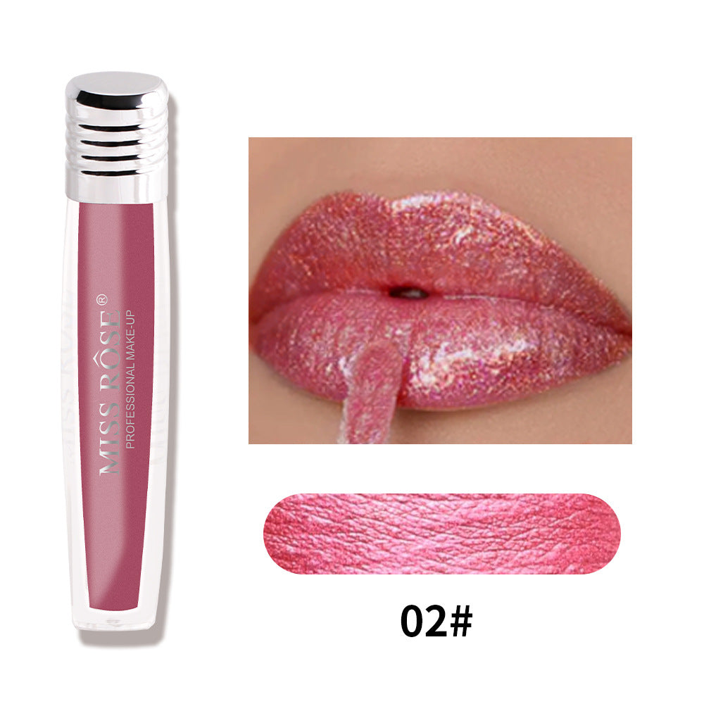 Candy Pearl Lip Gloss - Non-Sticky Velvet Finish