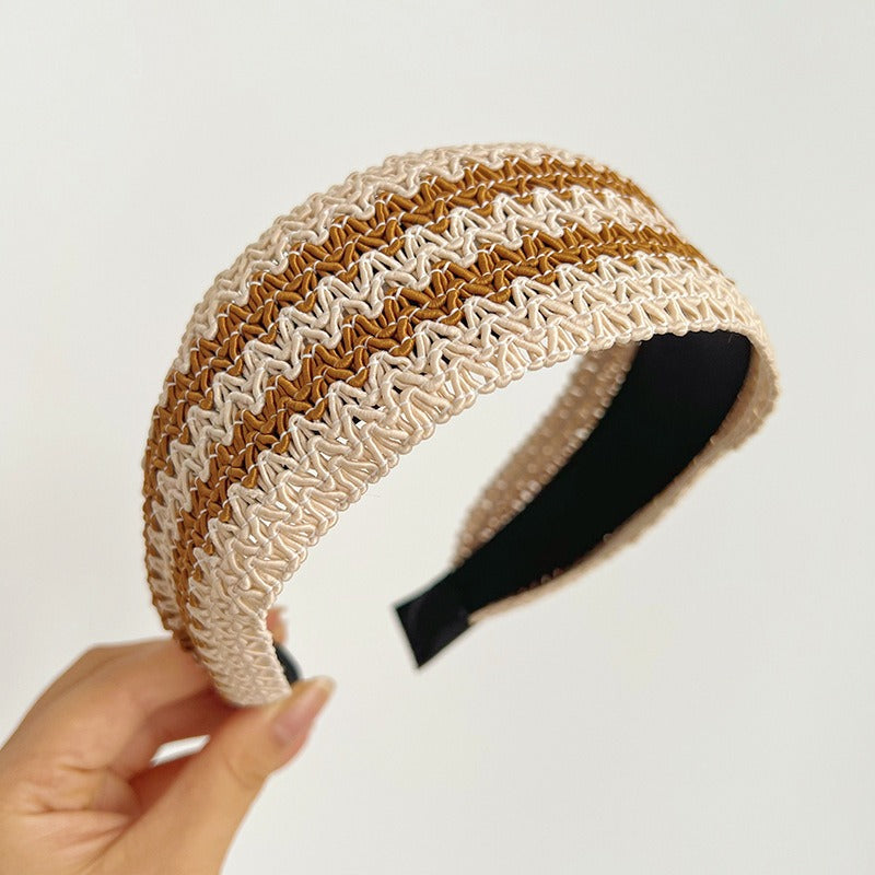 French Retro Ethnic Webbing Hair Bands