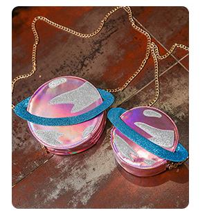 Women’s Harajuku 3D Circle Planet Handbag