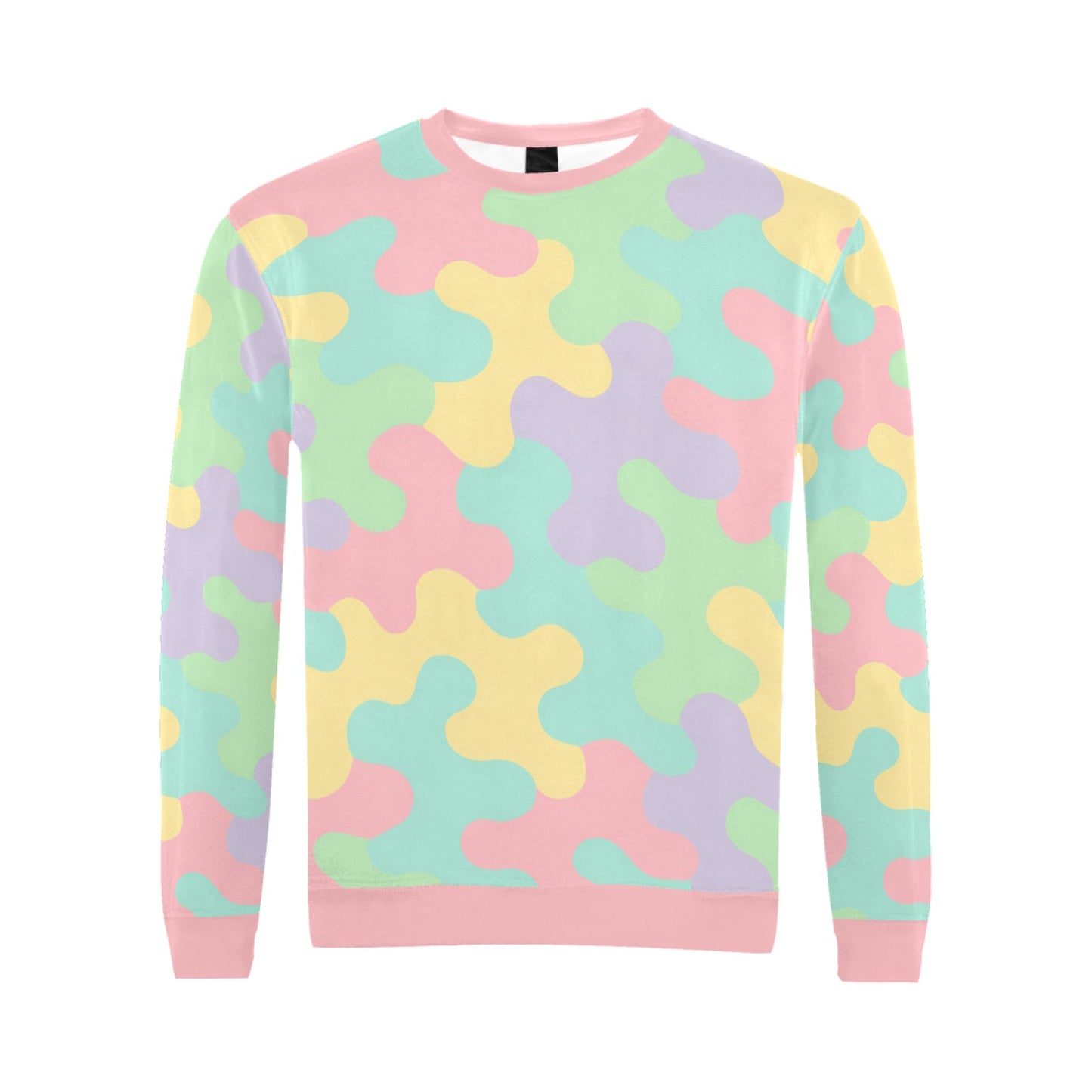 Harajuku Pastel Rainbow Camo Sweatshirt