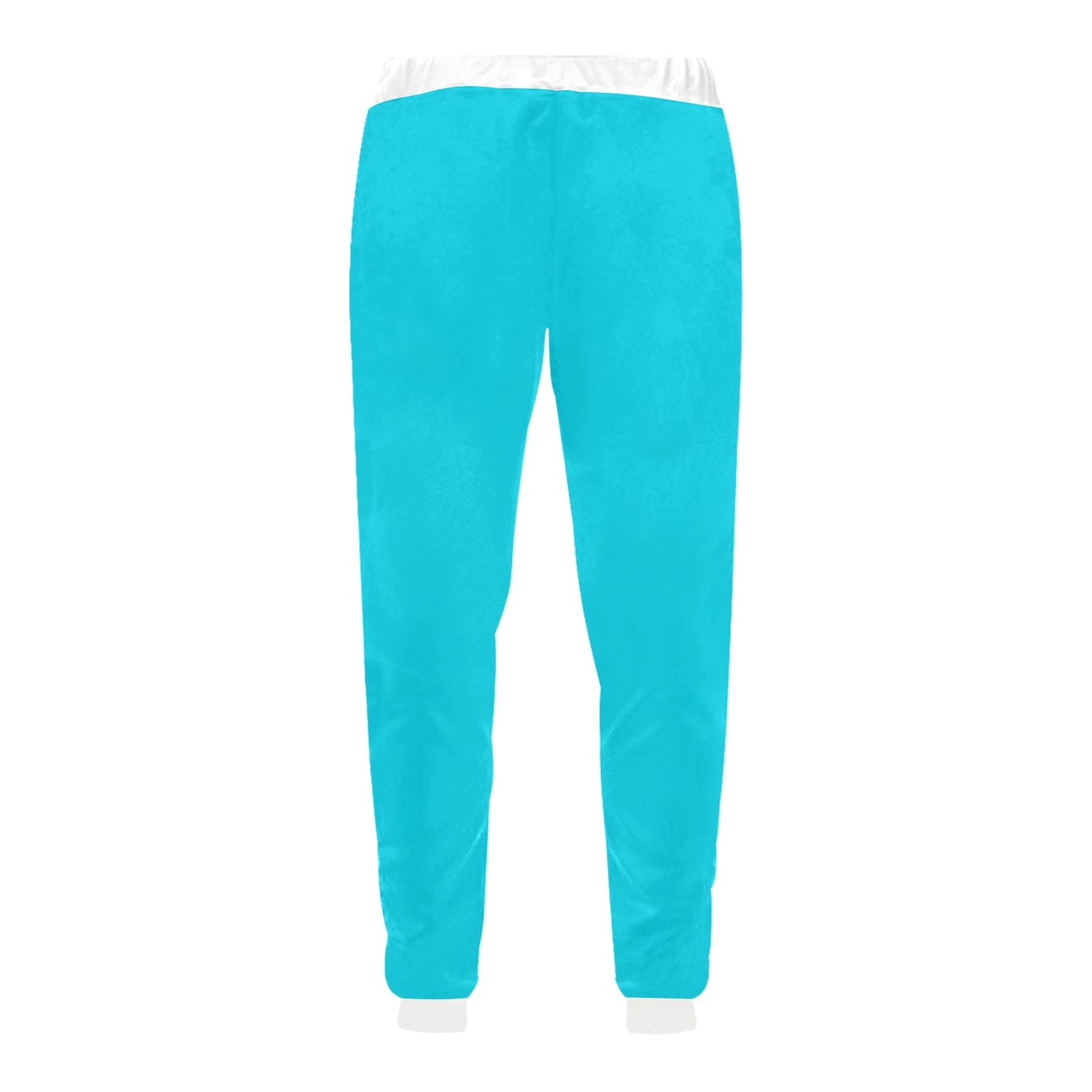 Highlighter Blue Casual Baggy Joggers