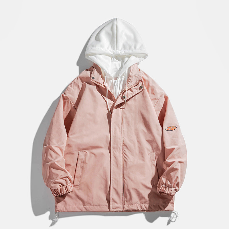 Autumn Breathable Hooded Bomber Jacket for Men