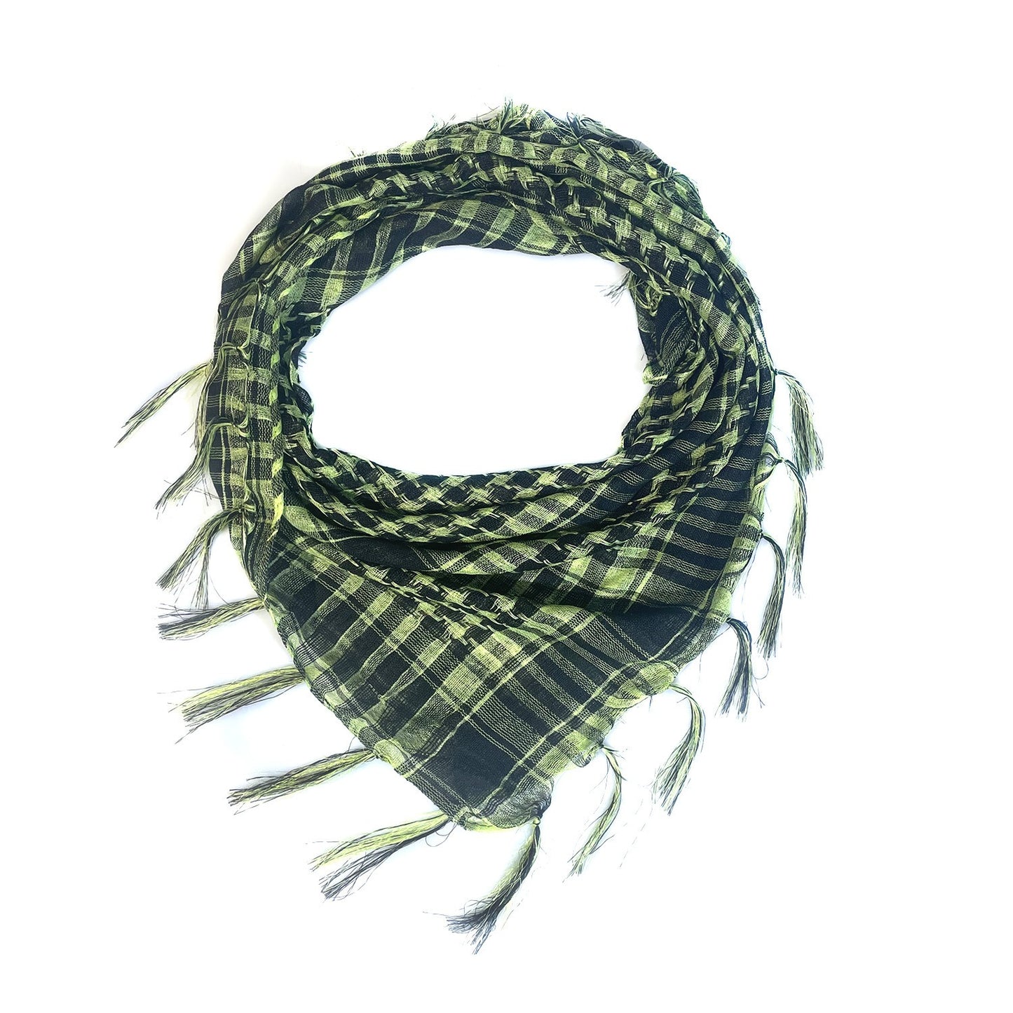 Harajuku Style Network Silk Thousand Bird Grid Scarf