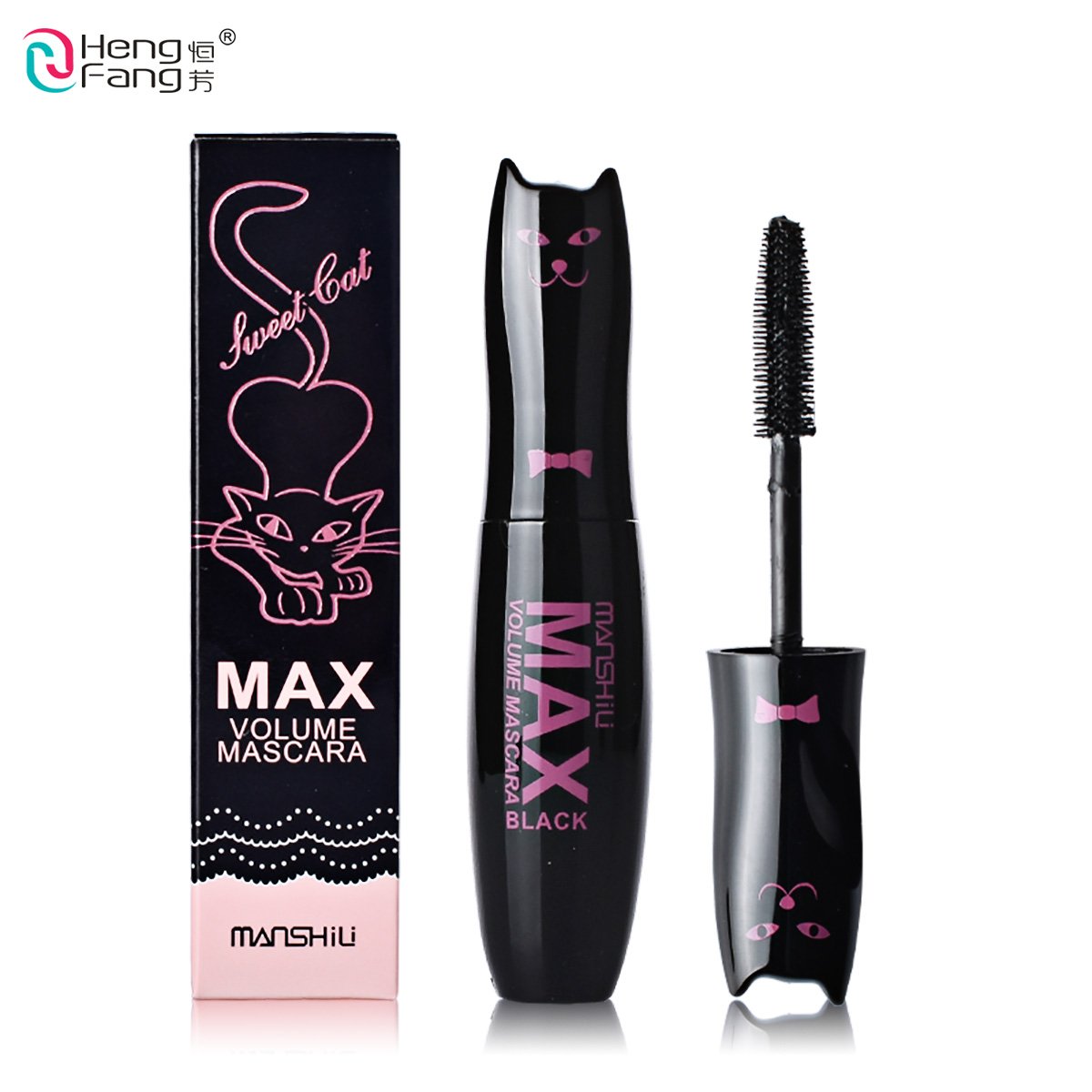Thick Black Mascara - Long-Lasting Waterproof Curling 10g