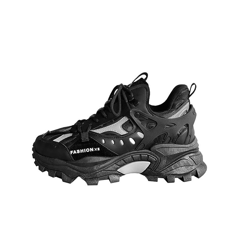 Harajuku Style Men's Luminous Thick Soled Sneakers