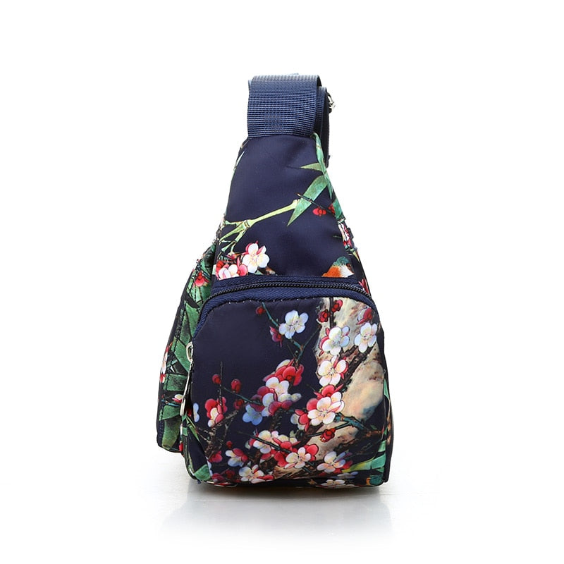 Harajuku Floral Shoulder Bag - Vintage Style Messenger Bag