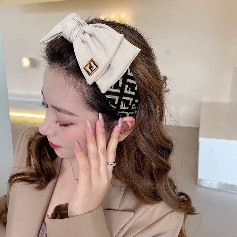 Retro Bow Headband - Harajuku Style