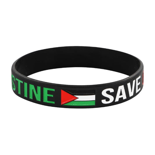 Free Palestine Silicone Bracelet - Save Gaza Inspiration