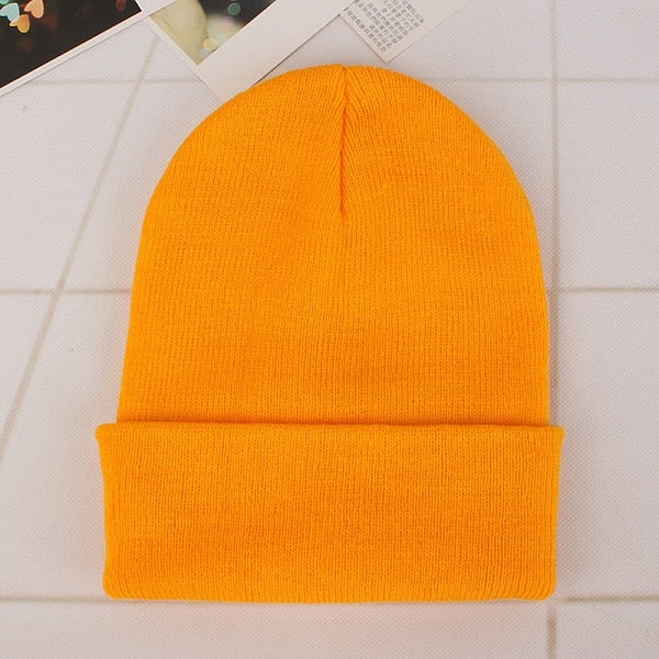 Cute Knitted Beanie Hat for Women - Harajuku Style Cap