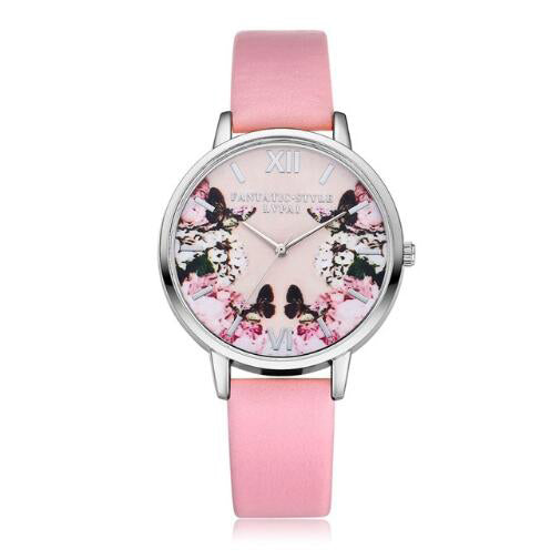 Flower Butterfly Ladies Bracelet Watch - Harajuku Style