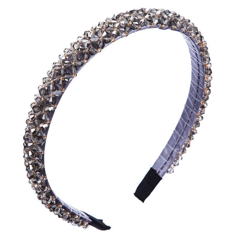 Red Thin Sponge Pearl Headband
