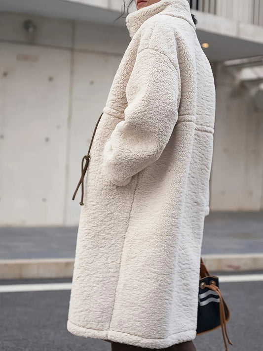 Harajuku Style Thick Lamb Wool Coat for Women
