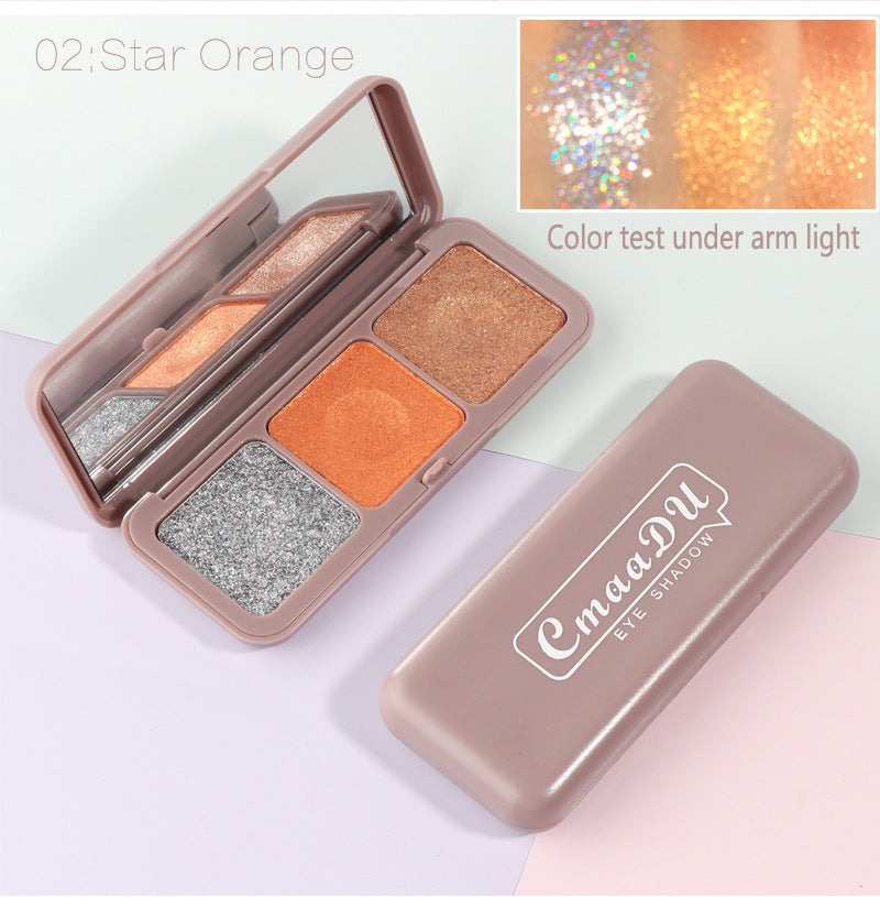 Three Color Mashed Potato Eye Shadow - Earthy Moonlight Palette