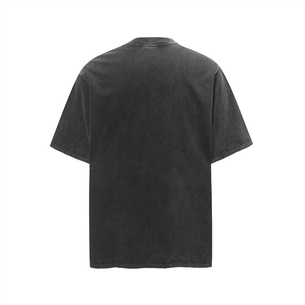Harajuku Smiley Tie-Dye Short Sleeve T-Shirt for Men