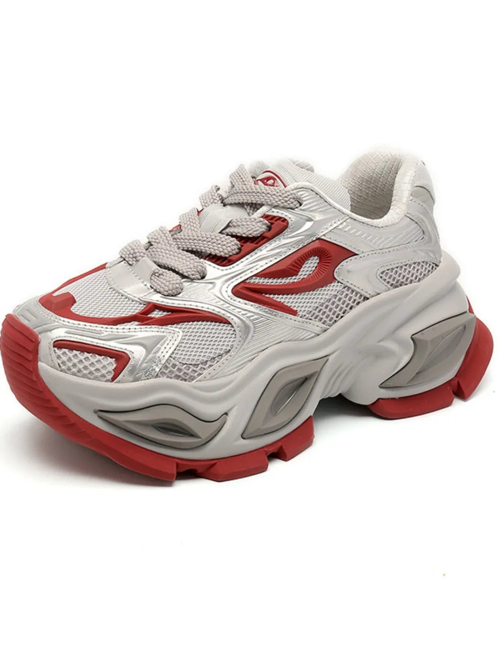 Contrast Chunky Platform Athletic Sneakers