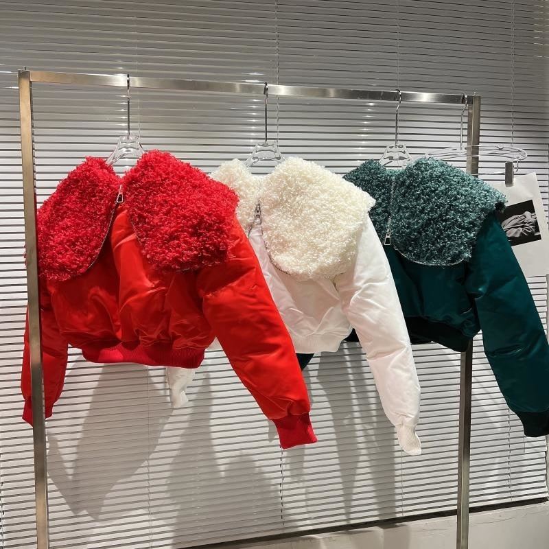 Harajuku Style Fleece Sailor Collar Jacket for Women
