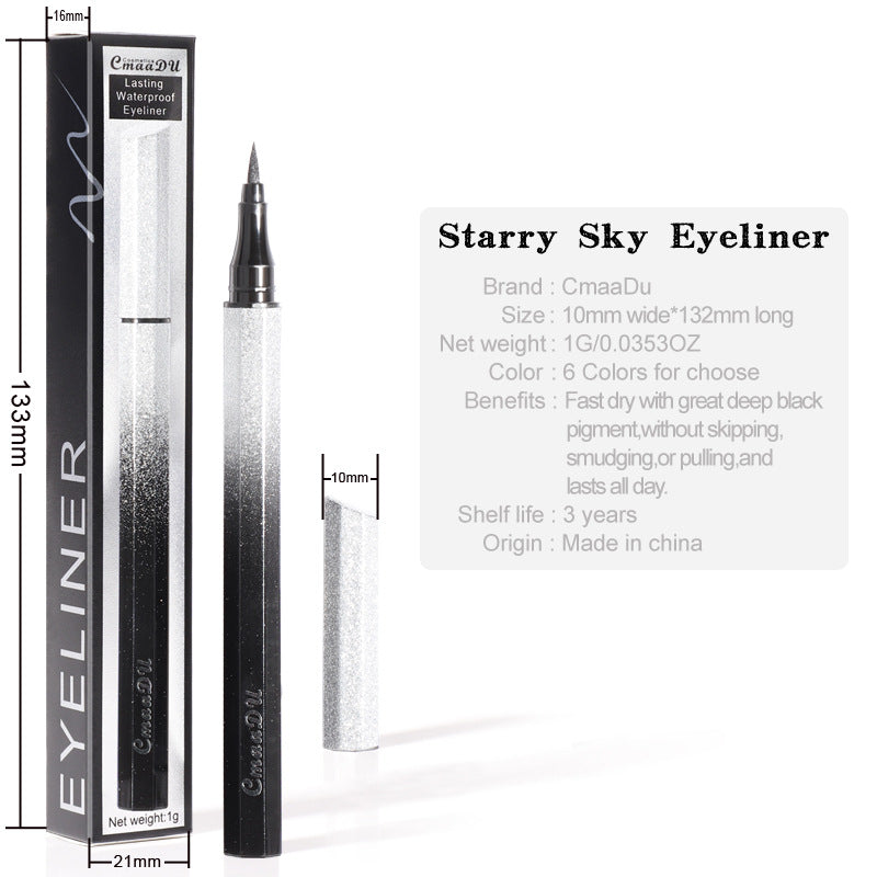Starry Sky Waterproof Eyeliner Pencil - Harajuku Style