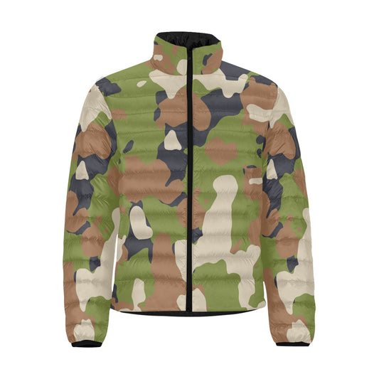 Green Camo Men's Lightweight Bomber Jacket
