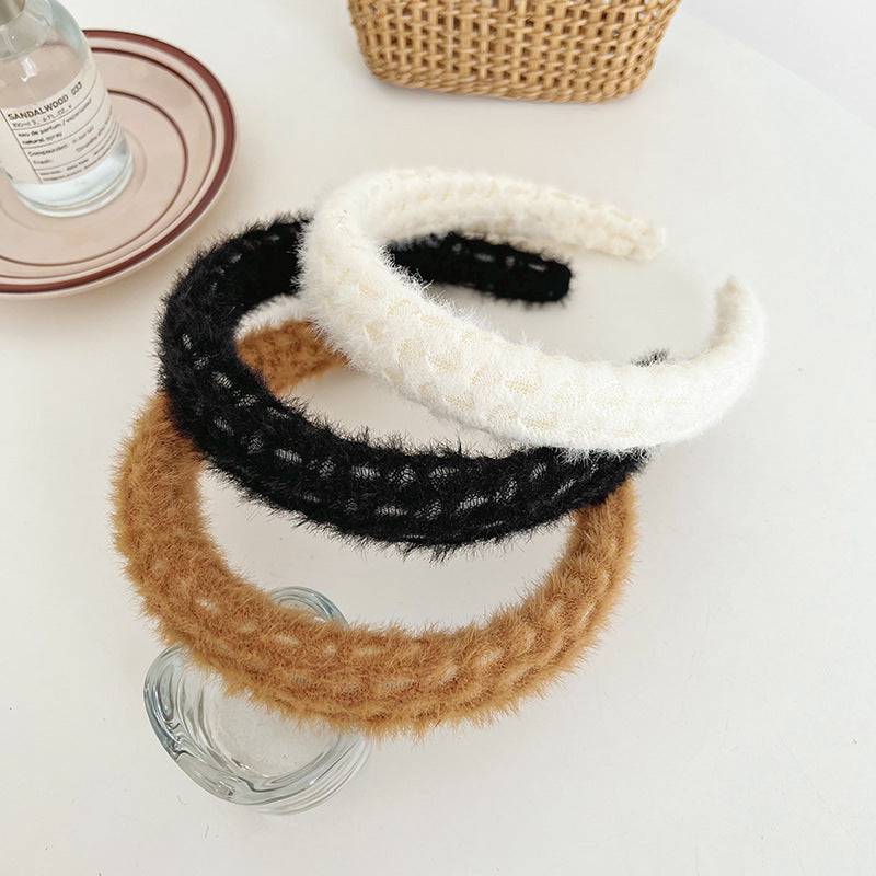Japanese & Korean Mink Hair Hoop Headband