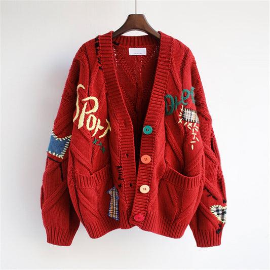Harajuku Style Women's Warm Knitted Cardigan Jacket