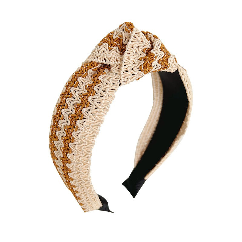 French Retro Ethnic Webbing Hair Bands