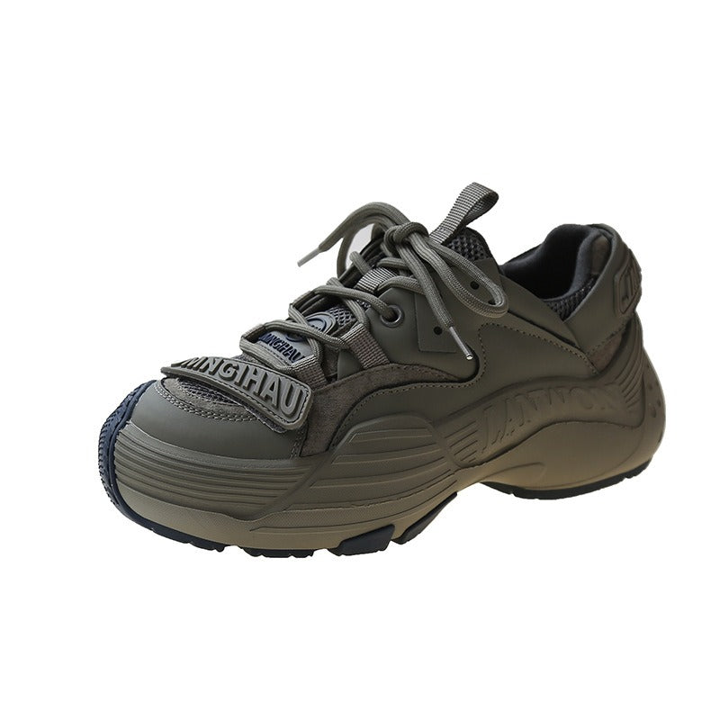Hong Kong Style Women's Plush Retro Sneakers