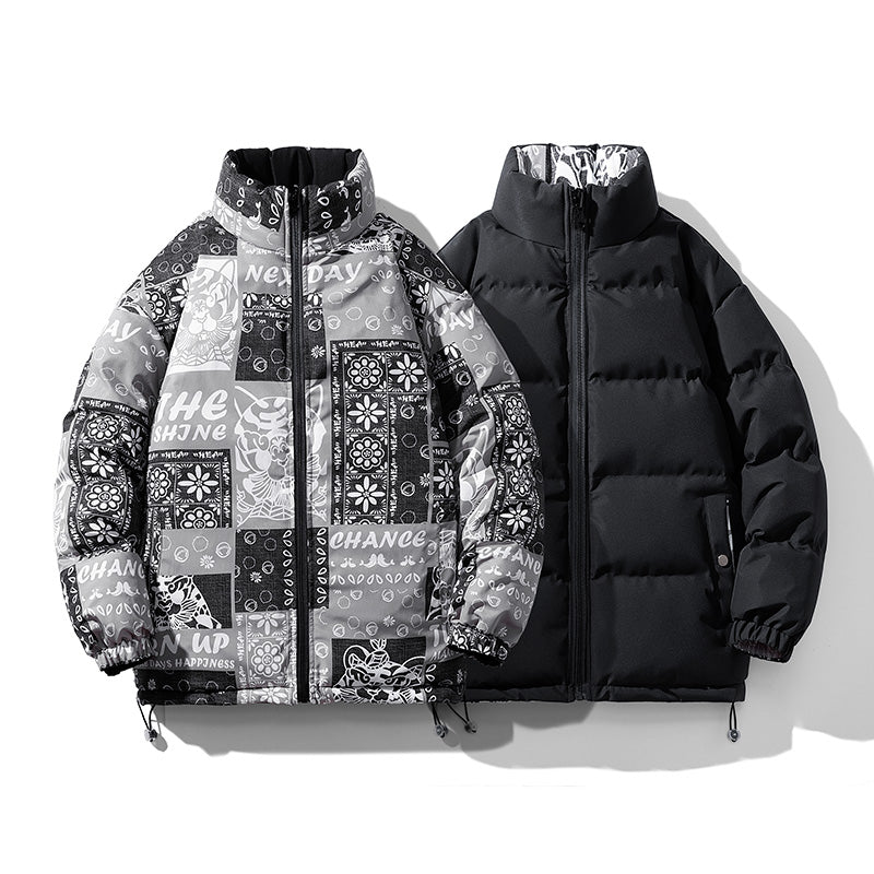 Double-Sided Casual Cotton Jacket for Men