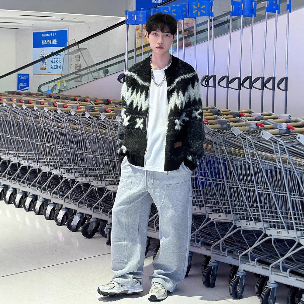 Island Knit Cardigan for Men - Warm Loose Casual Stylish Sweater