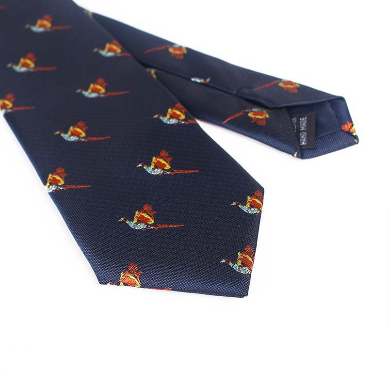Yarn Dyed Jacquard Bird Multi Color Bow Tie