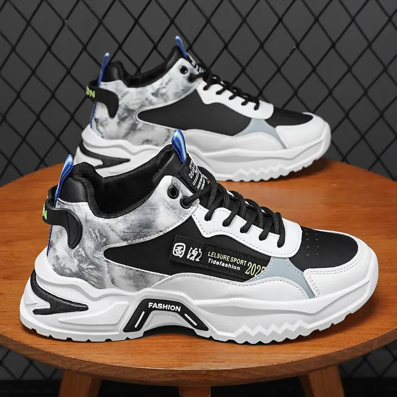 Height Increasing High Top Sports Shoes for Men