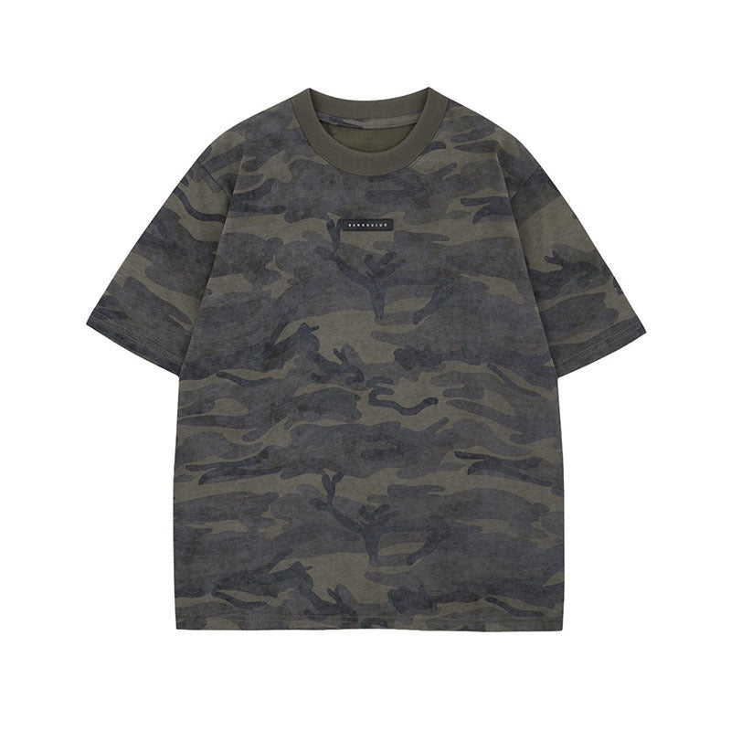 Playful Camouflage Loose Fit T-Shirt
