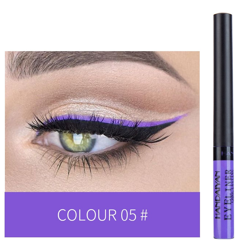 12 Color Waterproof Liquid Eyeliner - Harajuku Style
