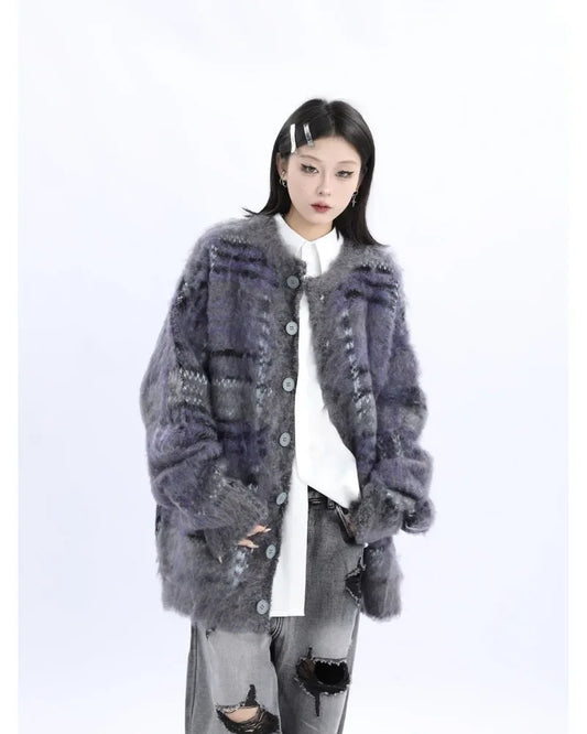 Vintage Striped Loose Harajuku Sweater