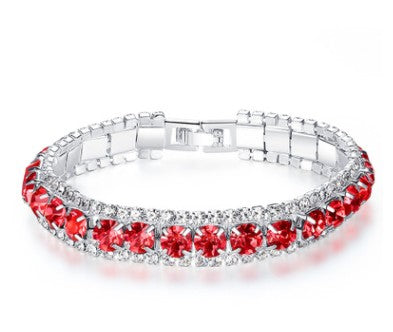 Playful Rhinestone Crystal Bracelet – Korean Harajuku Style