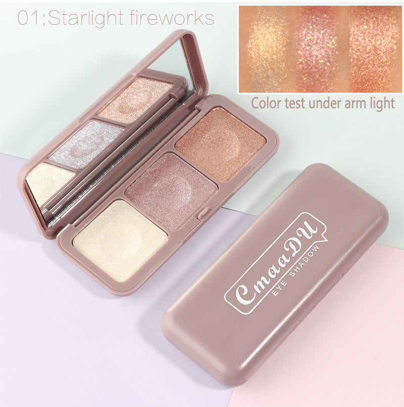 Three Color Mashed Potato Eye Shadow - Earthy Moonlight Palette
