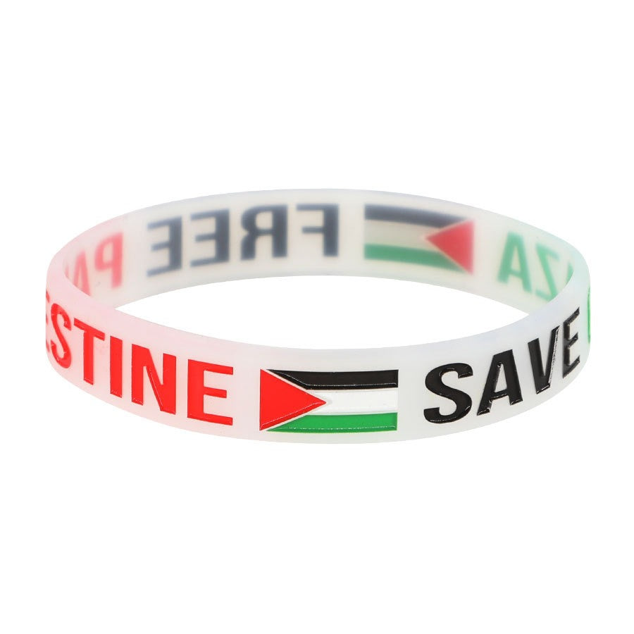 Free Palestine Silicone Bracelet - Save Gaza Inspiration
