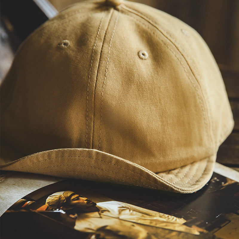 Retro Cowboy Duckbill Hat - Stylish Short Brimmed Men's Hat