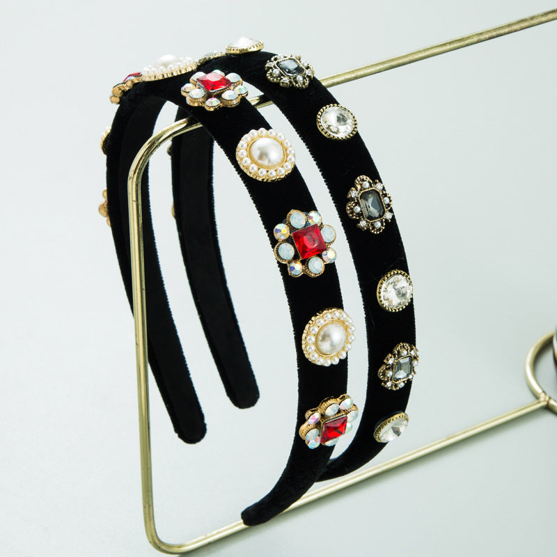 Baroque Court Diamond Tapered Headband