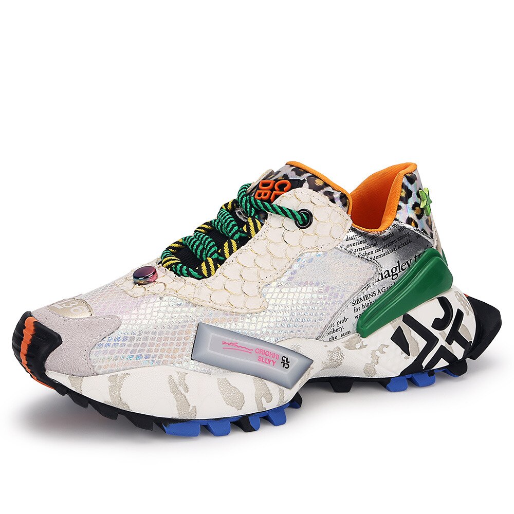 Harajuku Style Women's Thick Soled Casual Sneakers
