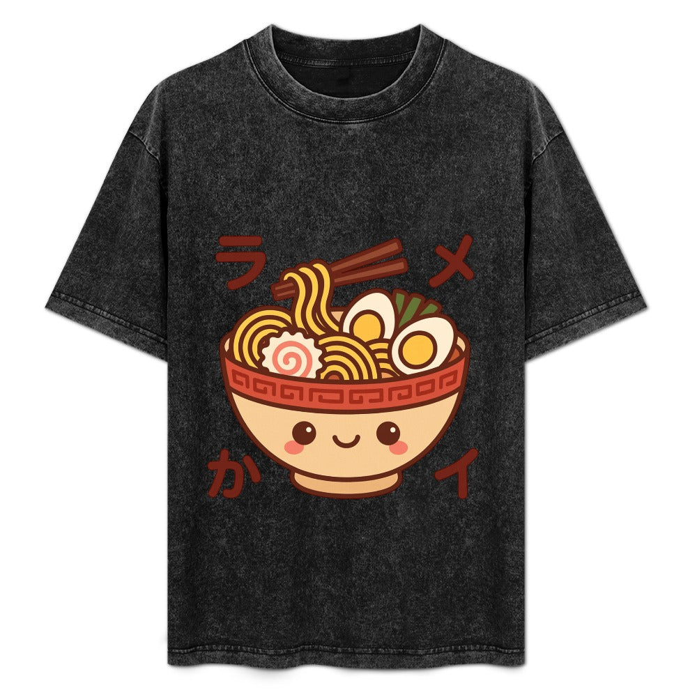 Kawaii Ramen Bowl Vintage T-Shirt